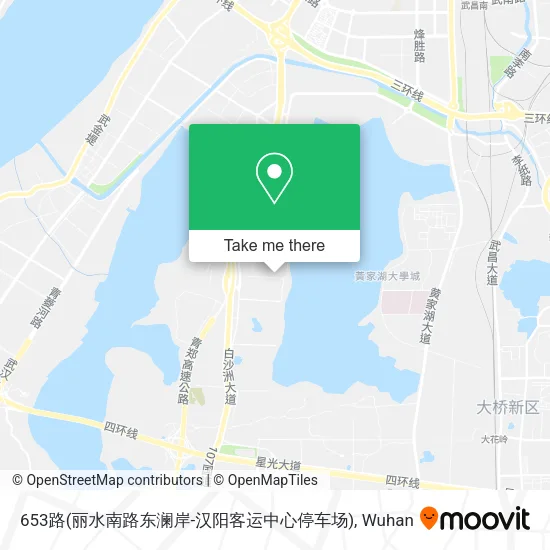 653路(丽水南路东澜岸-汉阳客运中心停车场) map