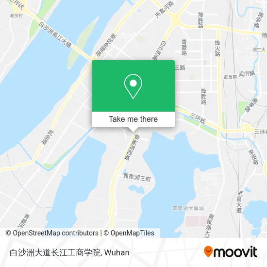 白沙洲大道长江工商学院 map