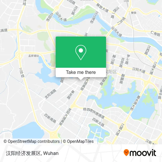 汉阳经济发展区 map