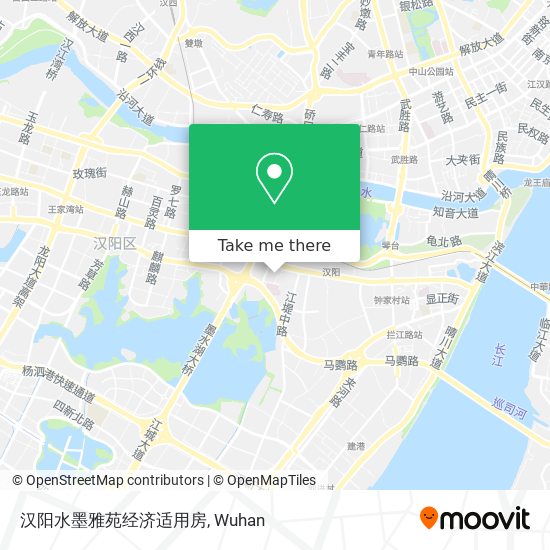 汉阳水墨雅苑经济适用房 map