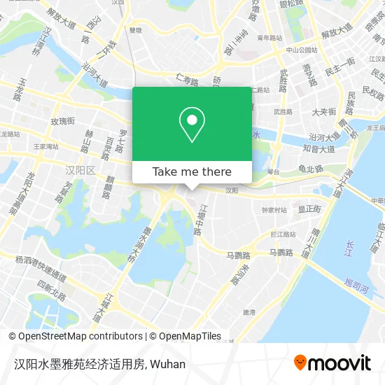 汉阳水墨雅苑经济适用房 map