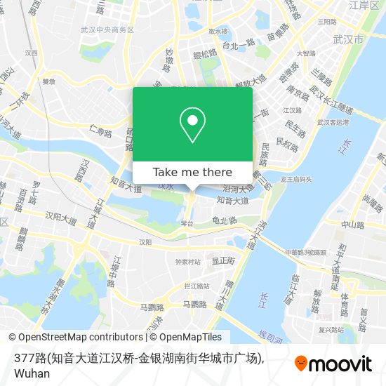 377路(知音大道江汉桥-金银湖南街华城市广场) map