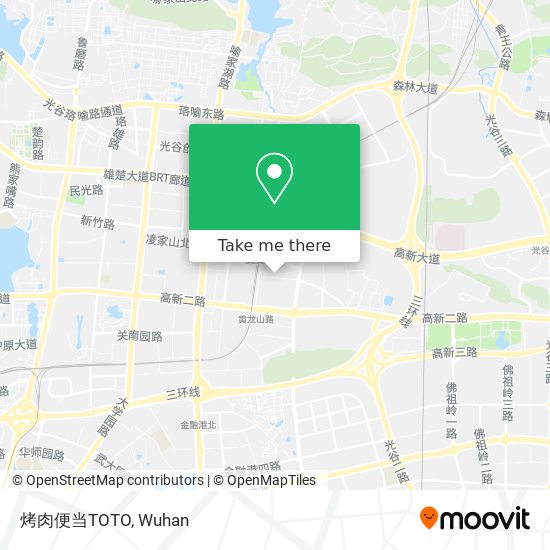 烤肉便当TOTO map