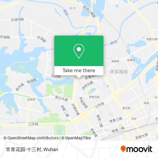 常青花园-十三村 map