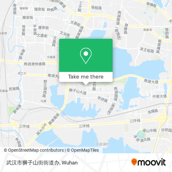 武汉市狮子山街街道办 map