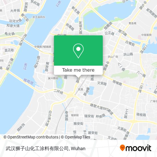 武汉狮子山化工涂料有限公司 map
