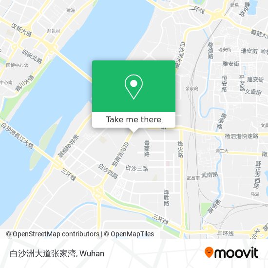 白沙洲大道张家湾 map