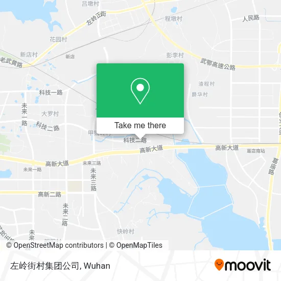 左岭街村集团公司 map