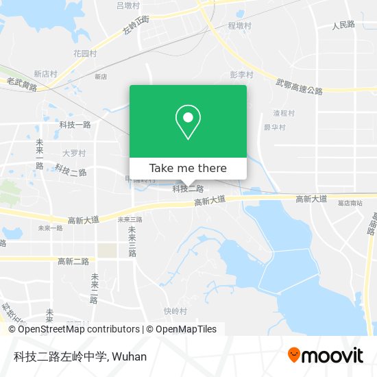 科技二路左岭中学 map
