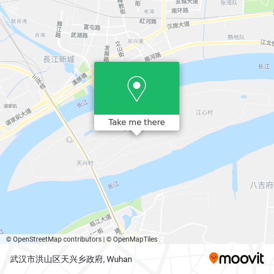 武汉市洪山区天兴乡政府 map