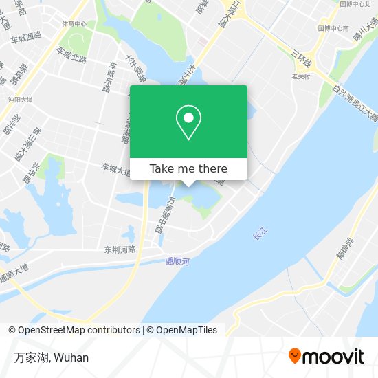 万家湖 map