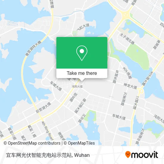 宜车网光伏智能充电站示范站 map