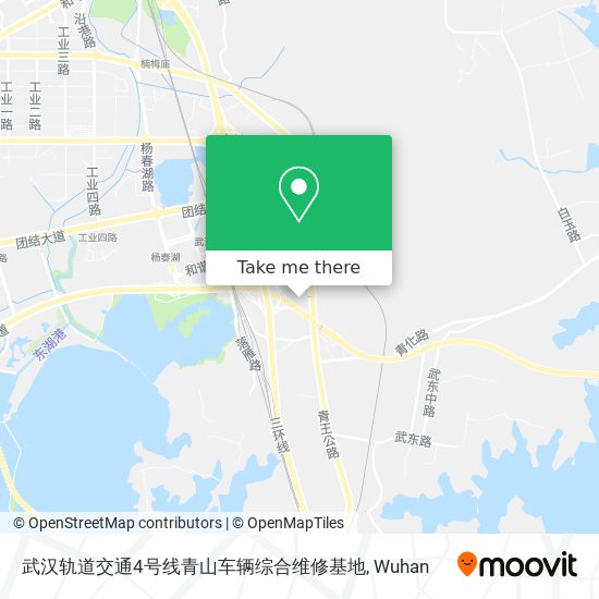 武汉轨道交通4号线青山车辆综合维修基地 map