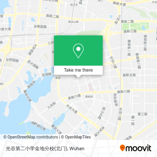 光谷第二小学金地分校(北门) map