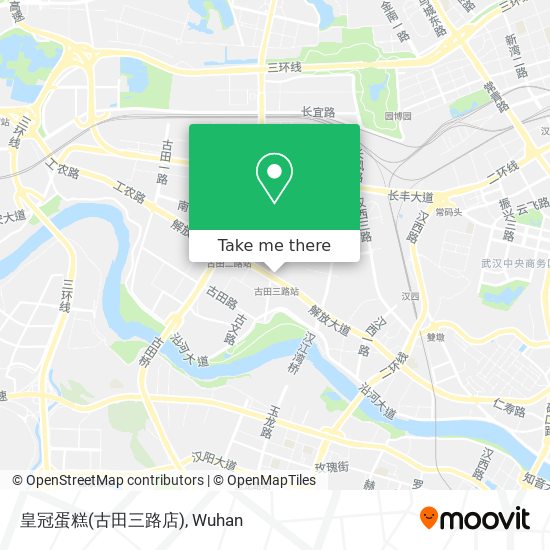 皇冠蛋糕(古田三路店) map