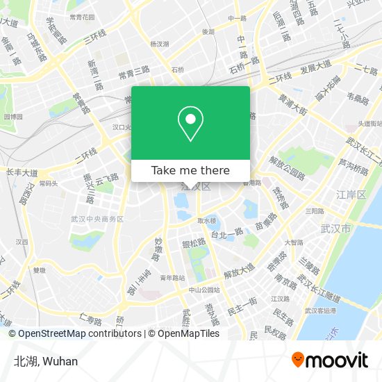 北湖 map