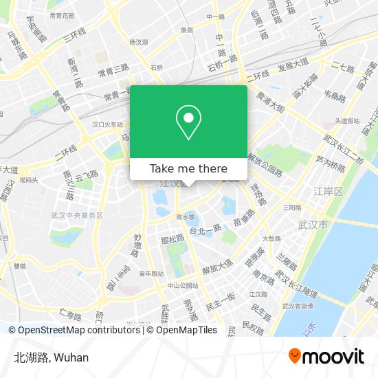 北湖路 map