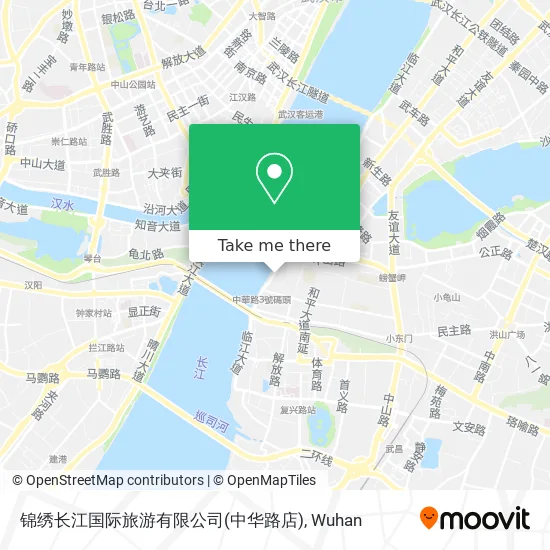 锦绣长江国际旅游有限公司(中华路店) map