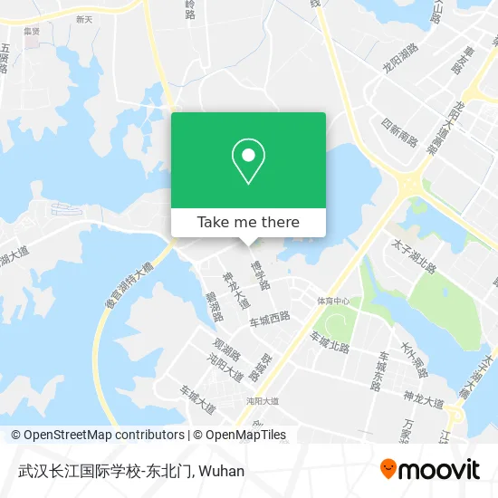 武汉长江国际学校-东北门 map