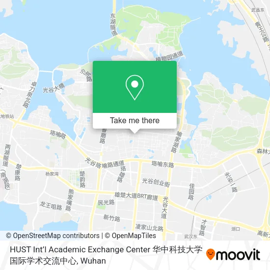 HUST Int’l Academic Exchange Center 华中科技大学国际学术交流中心 map
