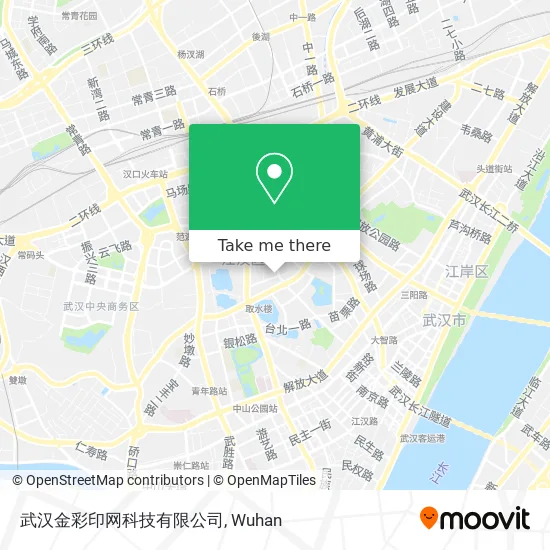 武汉金彩印网科技有限公司 map