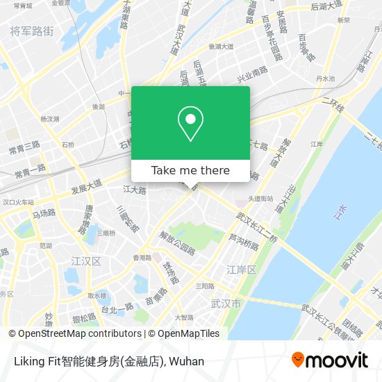 Liking Fit智能健身房(金融店) map