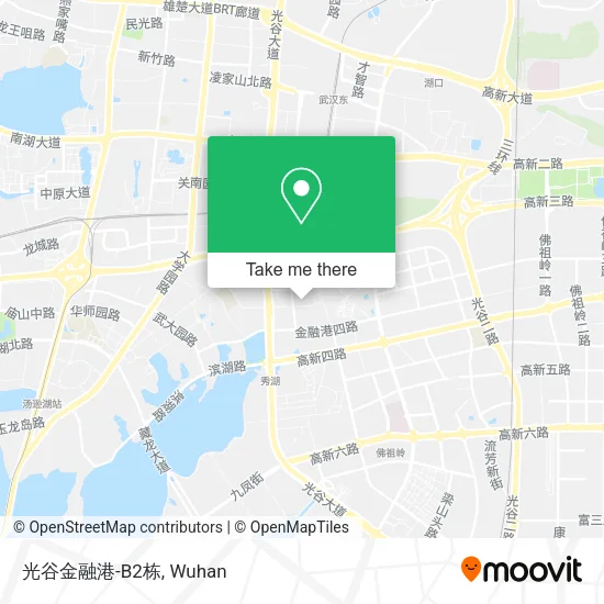 光谷金融港-B2栋 map