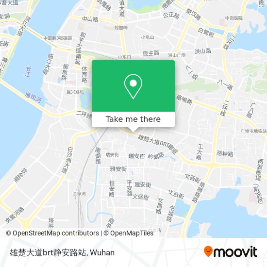 雄楚大道brt静安路站 map