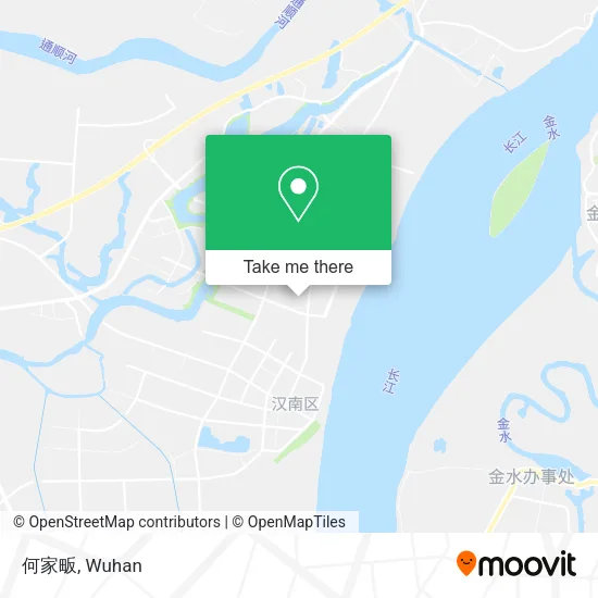何家畈 map