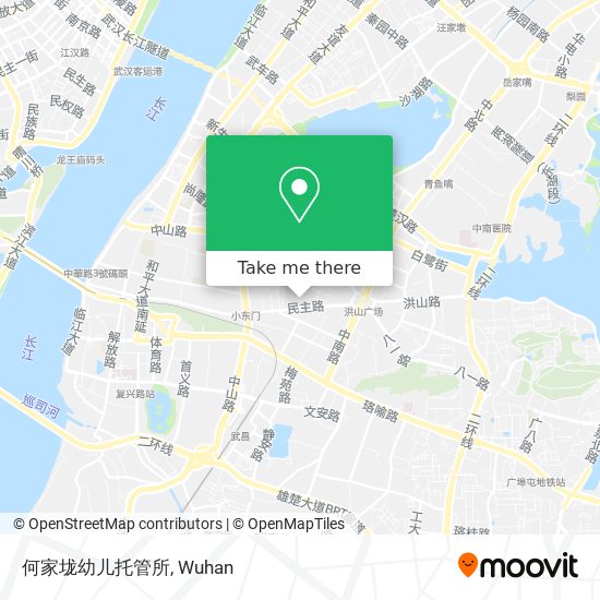 何家垅幼儿托管所 map