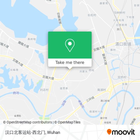 汉口北客运站-西北门 map