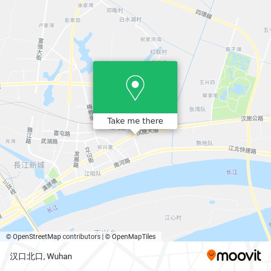 汉口北口 map