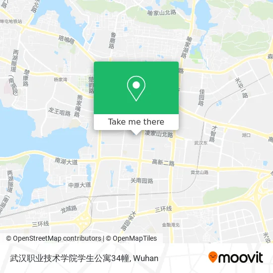 武汉职业技术学院学生公寓34幢 map