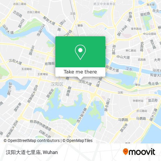 汉阳大道七里庙 map