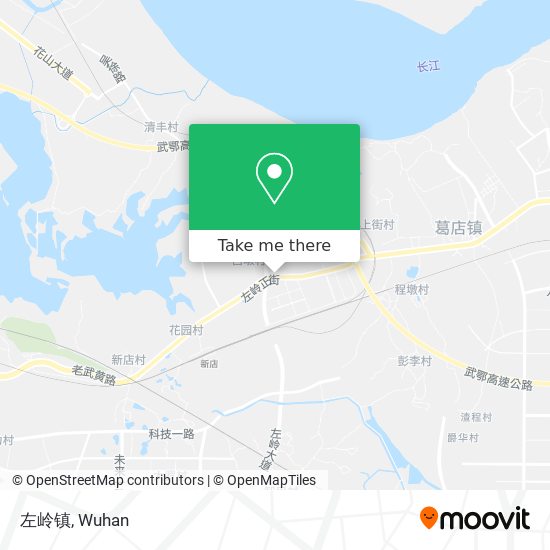 左岭镇 map