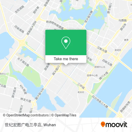 世纪宏图广电兰亭店 map