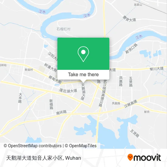 天鹅湖大道知音人家小区 map