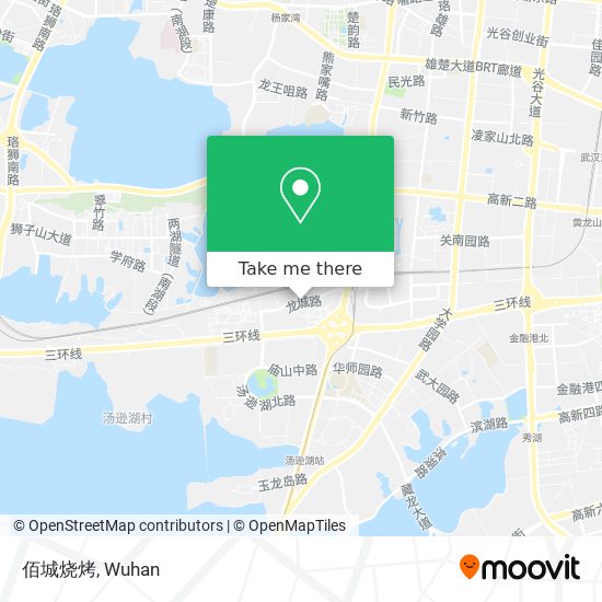 佰城烧烤 map
