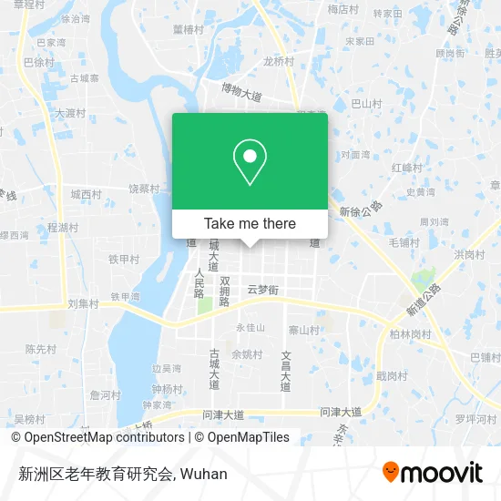 新洲区老年教育研究会 map