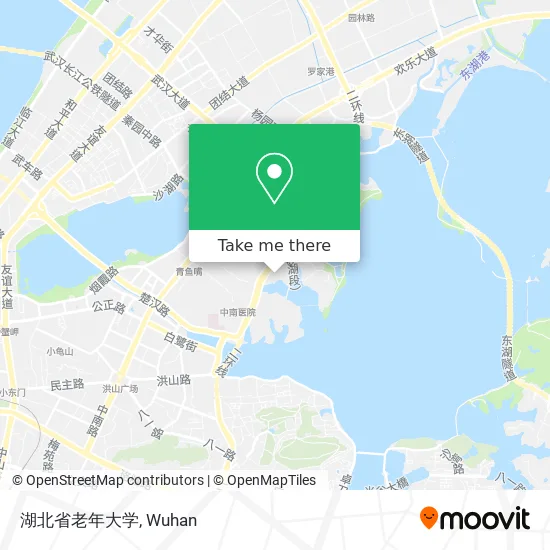湖北省老年大学 map