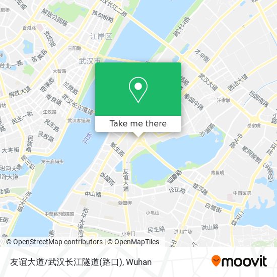 友谊大道/武汉长江隧道(路口) map