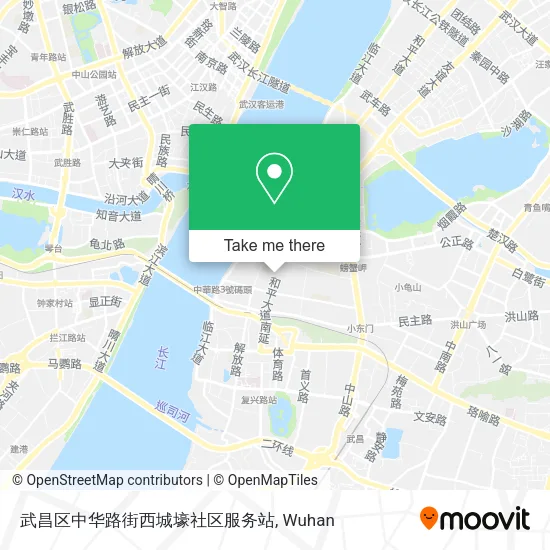 武昌区中华路街西城壕社区服务站 map