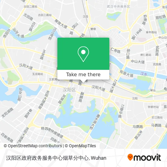 汉阳区政府政务服务中心烟草分中心 map
