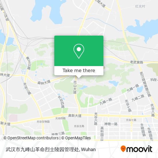 武汉市九峰山革命烈士陵园管理处 map
