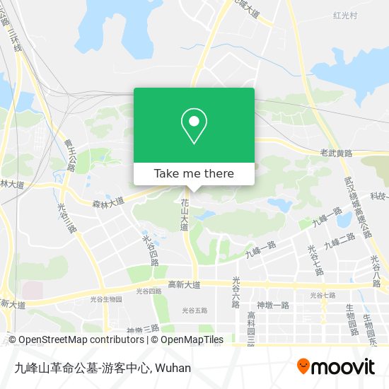 九峰山革命公墓-游客中心 map