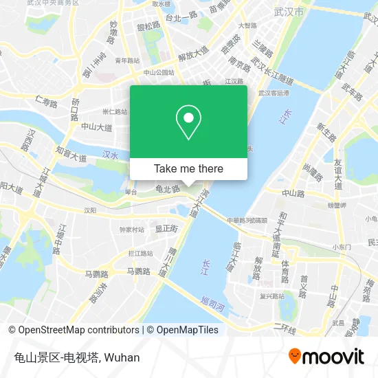 龟山景区-电视塔 map