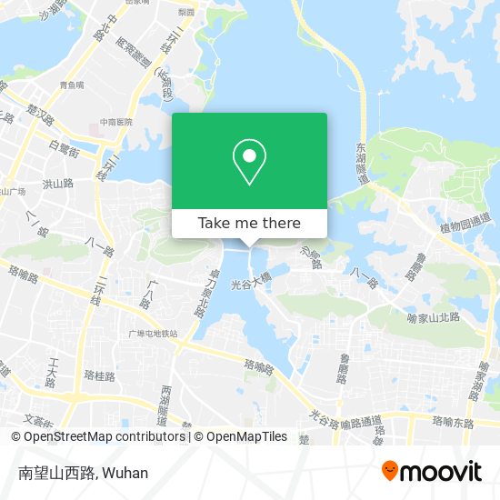 南望山西路 map