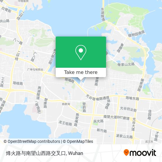 烽火路与南望山西路交叉口 map