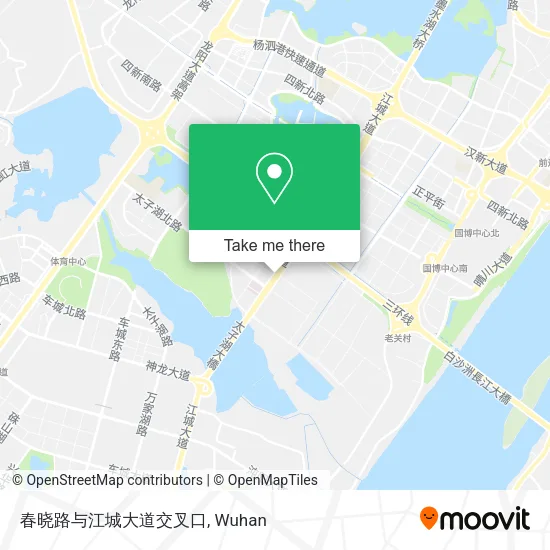 春晓路与江城大道交叉口 map