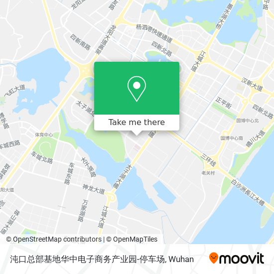 沌口总部基地华中电子商务产业园-停车场 map